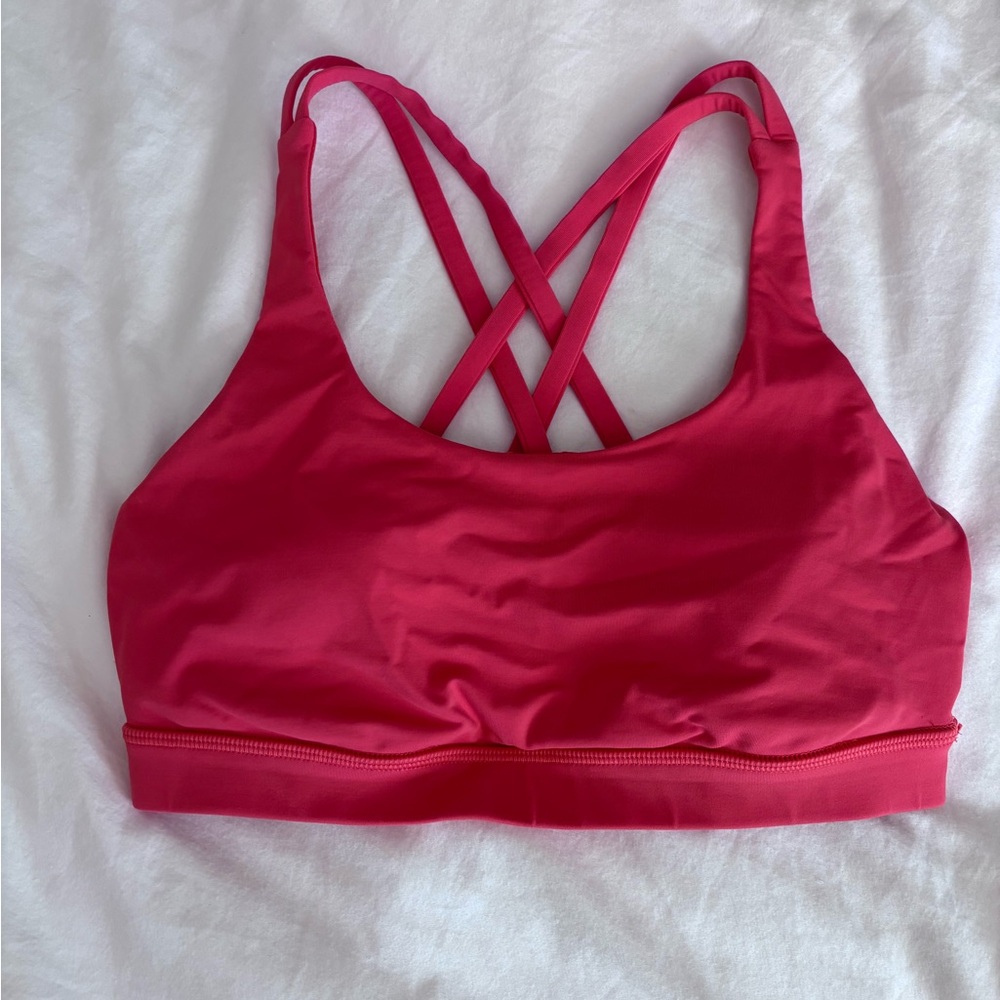 lululemon Energy Bra- Coral
